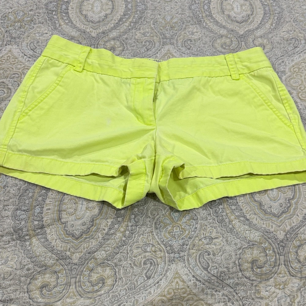 J. Crew Bright Yellow Women's Bermuda Shorts